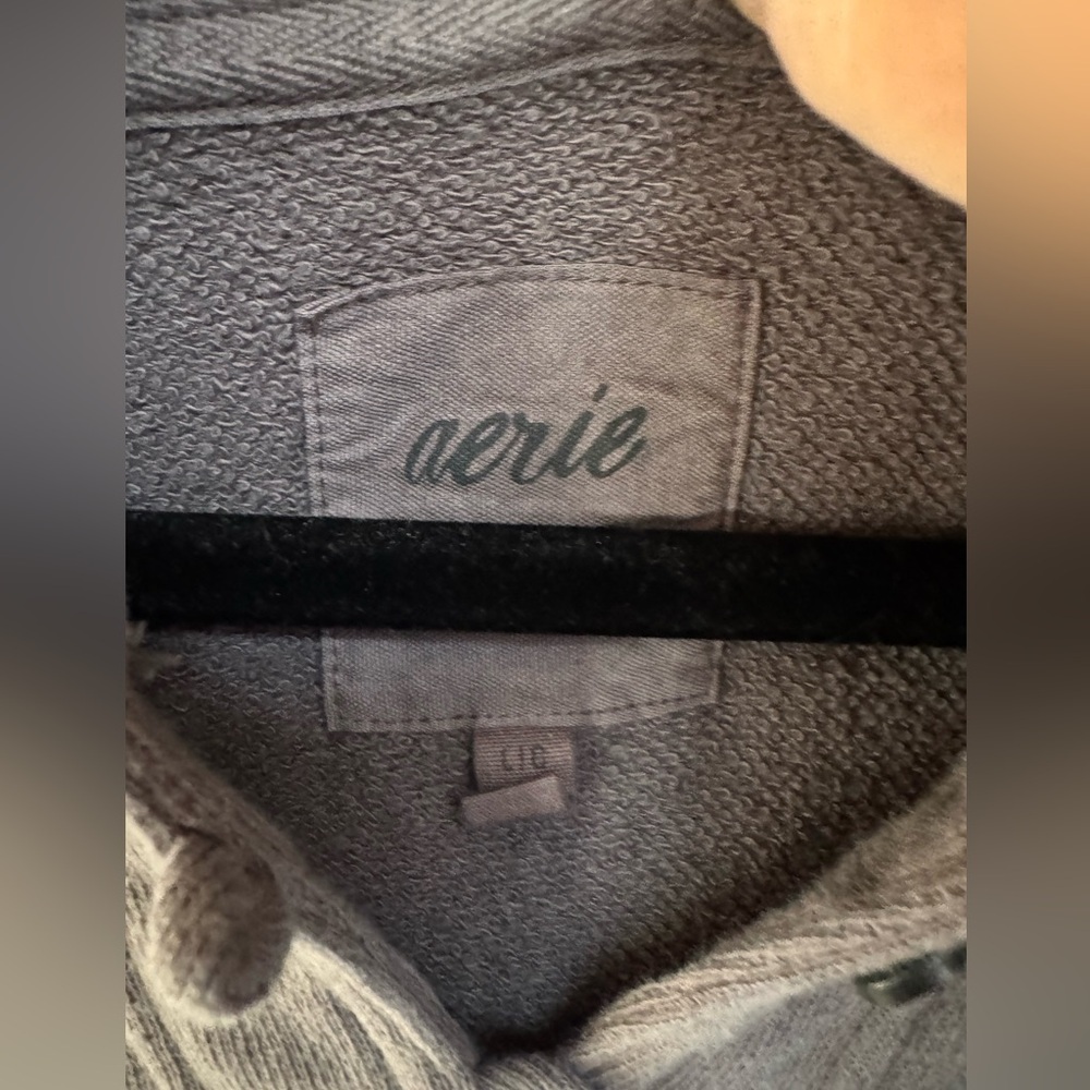 Aerie Hoodie With Buttons and Side Pockets - Picture 2 of 6